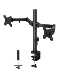 Sline M052 13-37'' Hareketli Çift Kollu Masa Üstü Monitör Standı